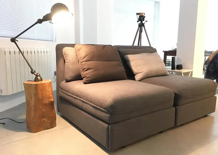 Loft Industrial Con Cine Y Diseno Lägenhet A Coruña