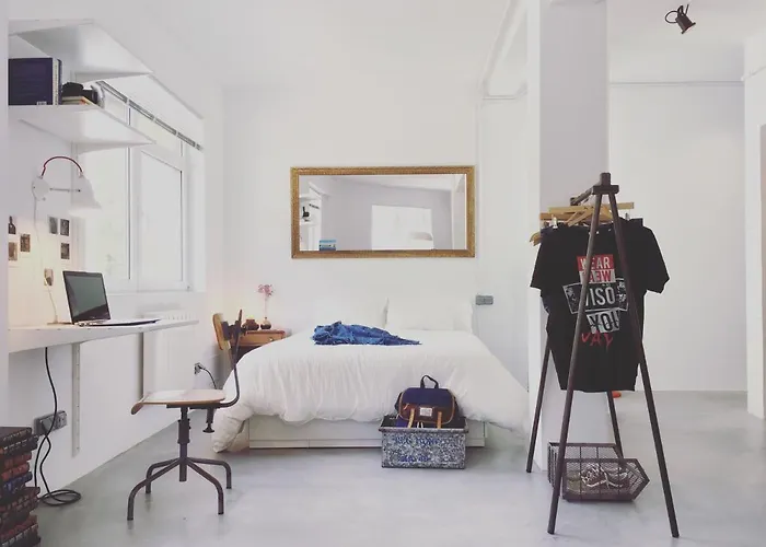 Lägenhet Loft Industrial Con Cine Y Diseno